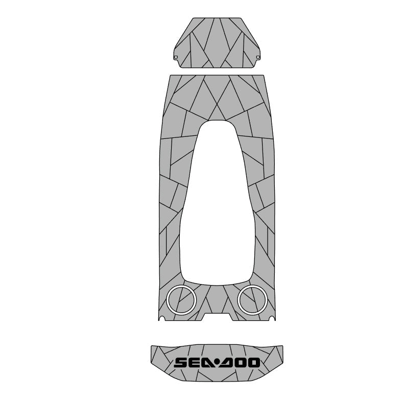 Seadoo Explorer Boat EVA Foam Boat Flooring Swim Platform & Cockpit Pad - HJDECK