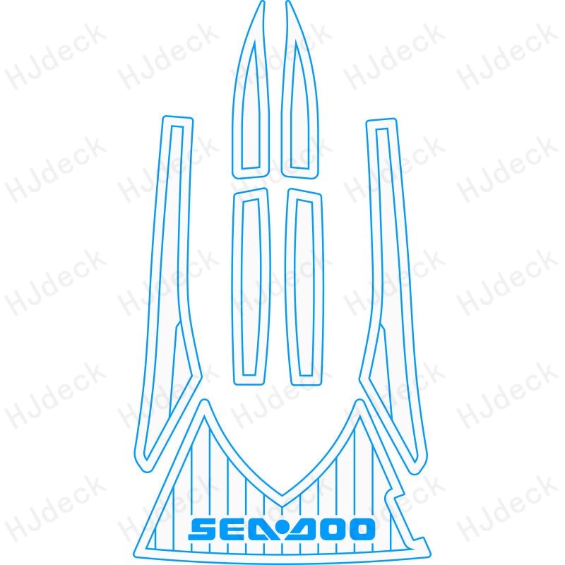 Seadoo GTX 155 215 - Jet Ski Traction Mats EVA Foam Custom Designed - HJDECK