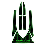 Seadoo GTX 4 - Tec /DI /RXT 215 - Custom Designed Foam Jet Ski EVA Traction Mats - HJDECK