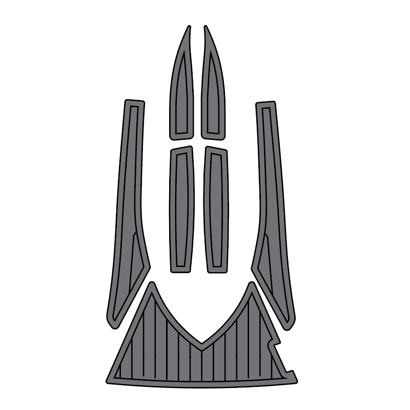 Seadoo GTX 4 - Tec /DI /RXT 215 - Custom Designed Foam Jet Ski EVA Traction Mats - HJDECK