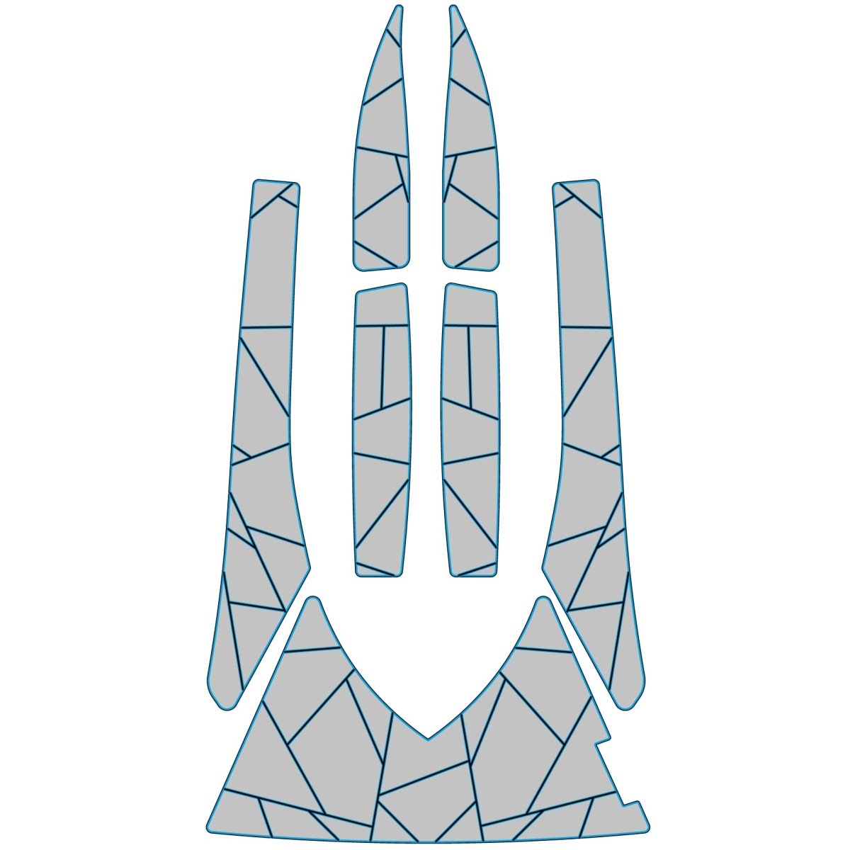 Seadoo GTX 4 - Tec /DI /RXT 215 - Jet Ski EVA Foam Traction Mats Custom Designed - HJDECK