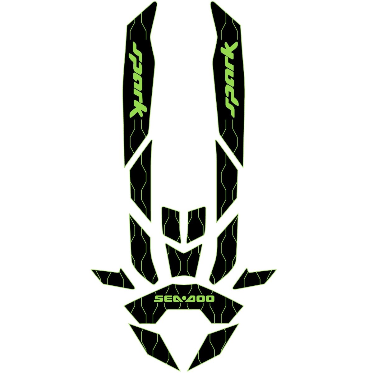 Seadoo Spark 3 UP Jet Ski Traction Mats Custom Eva Foam Pad - HJDECK