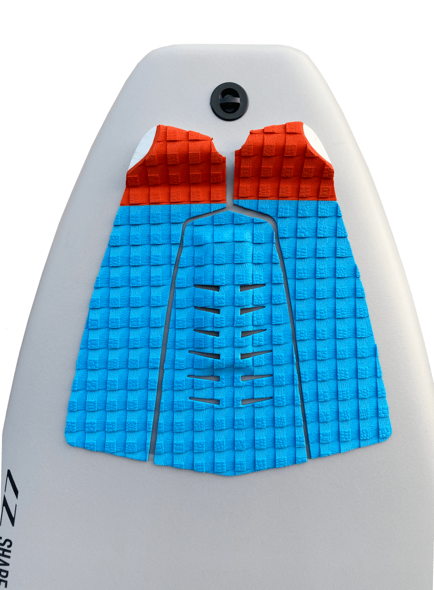 Short Board 3 pieces Traction Pad - Blue - HJDECK