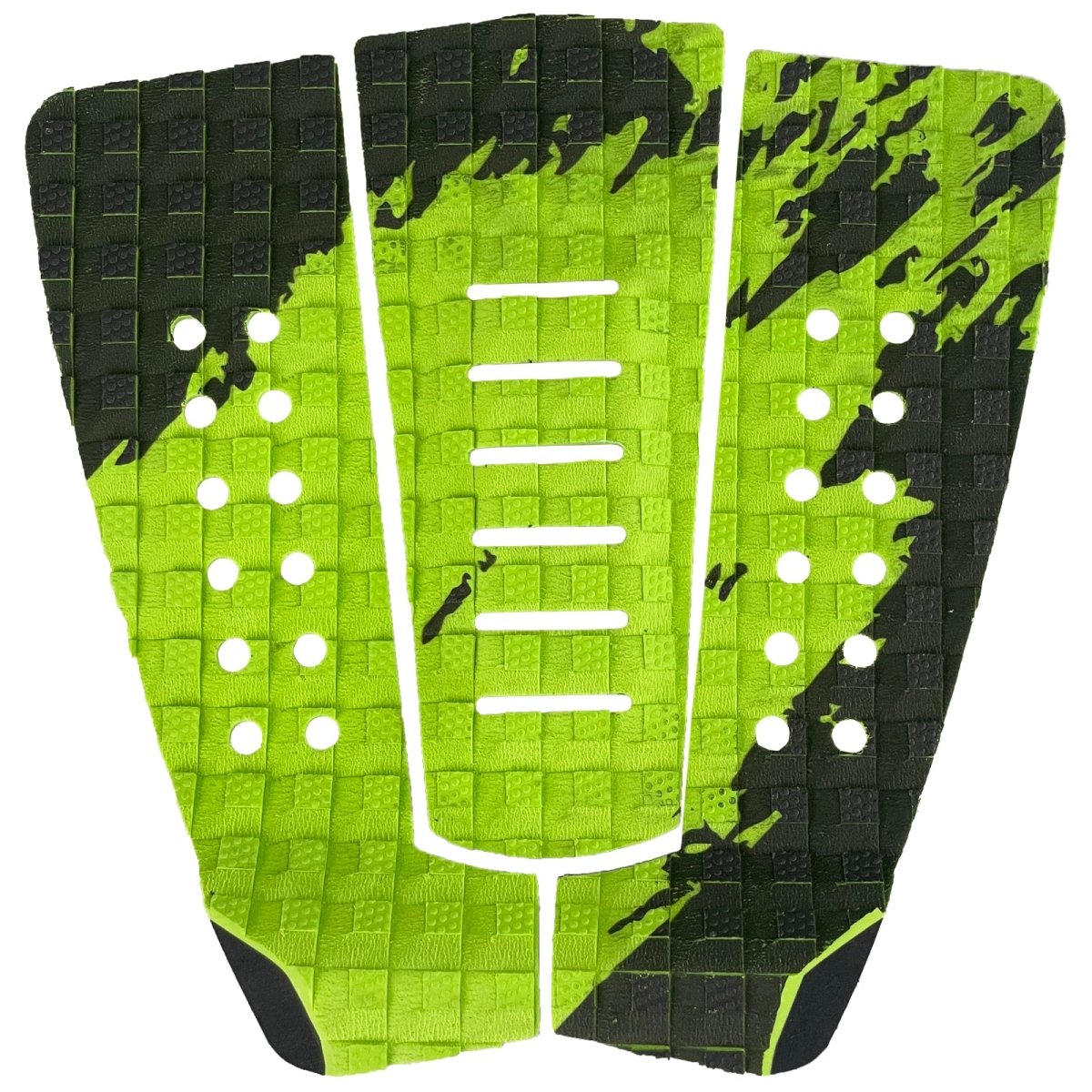 Short Board 3 pieces Traction Pad - Green - HJDECK