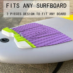 Short Board 3 pieces Traction Pad - Purple - HJDECK