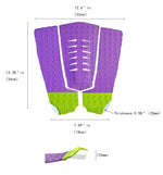 Short Board 3 pieces Traction Pad - Purple - HJDECK