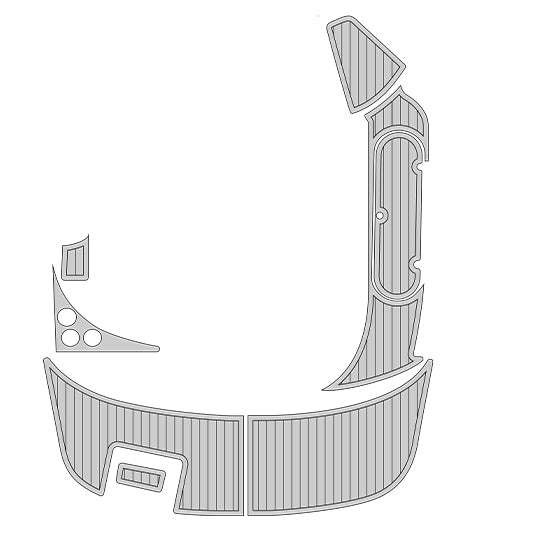 2000-2011 Rinker Captiva 262 Cuddy Swim Platform EVA Foam Boat Deck Mat Flooring