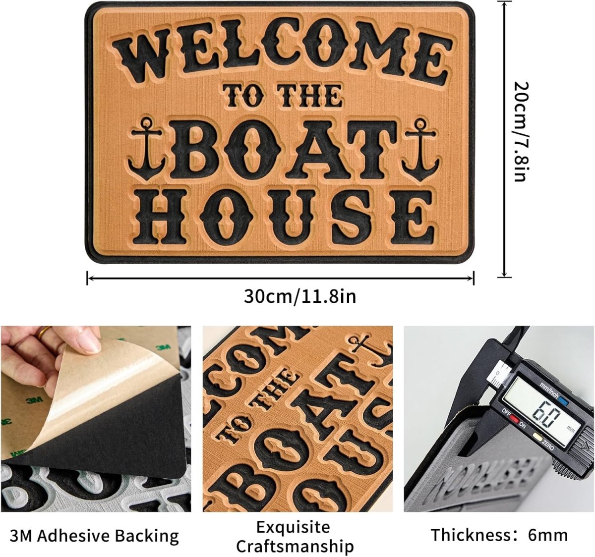 Welcom to the Boat House - Decor Sign - HJDECK