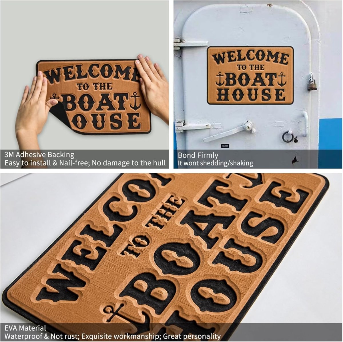 Welcom to the Boat House - Decor Sign - HJDECK