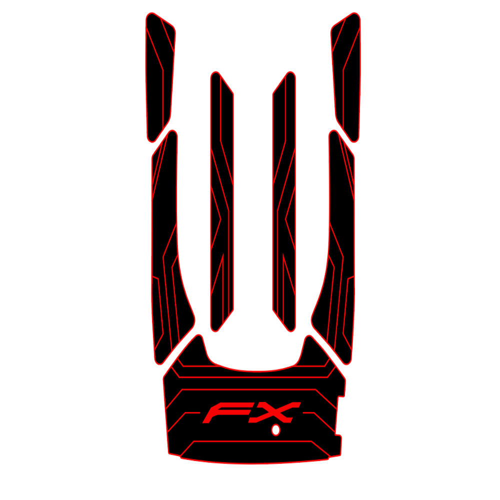 Yamaha FX HO - Custom Designed Foam Jet Ski EVA Traction Mats - HJDECK