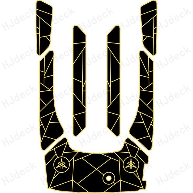 Yamaha FX HO - Custom Designed Foam Jet Ski EVA Traction Mats - HJDECK
