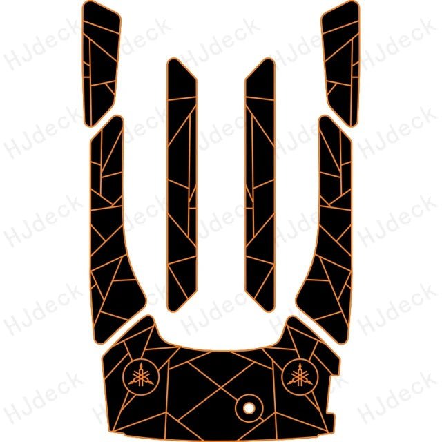 Yamaha FX HO - Custom Designed Foam Jet Ski EVA Traction Mats - HJDECK