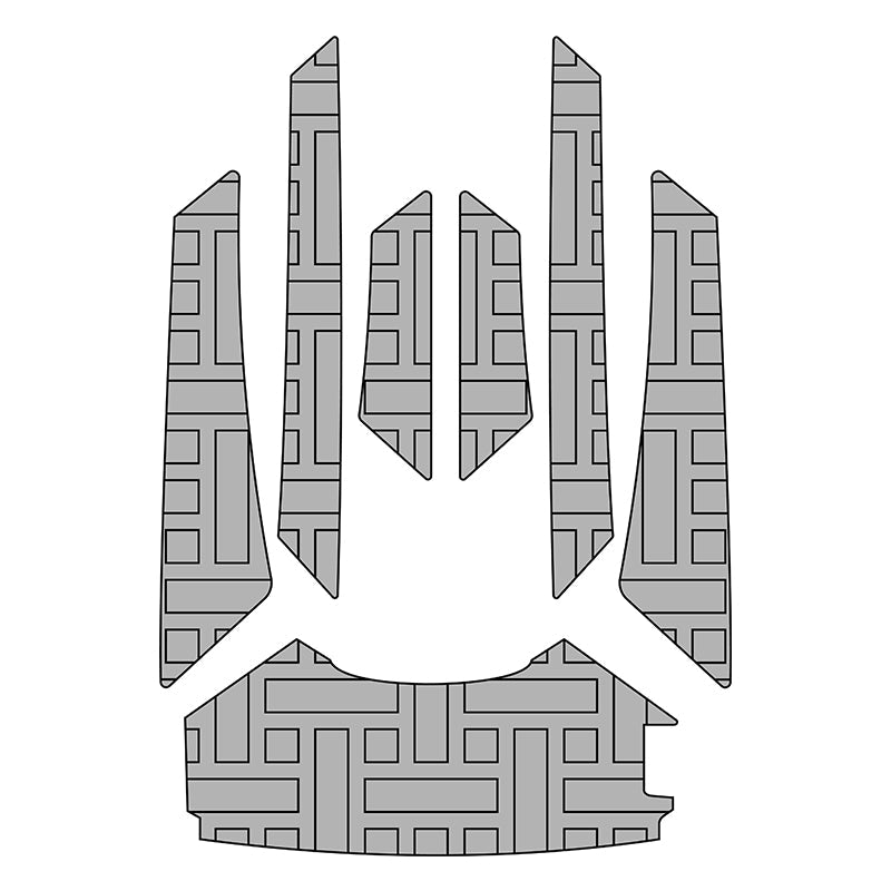 Yamaha FX, HO, SVHO, LTD 2019 - 2023 Customized Jet Ski Traction Mats - HJDECK