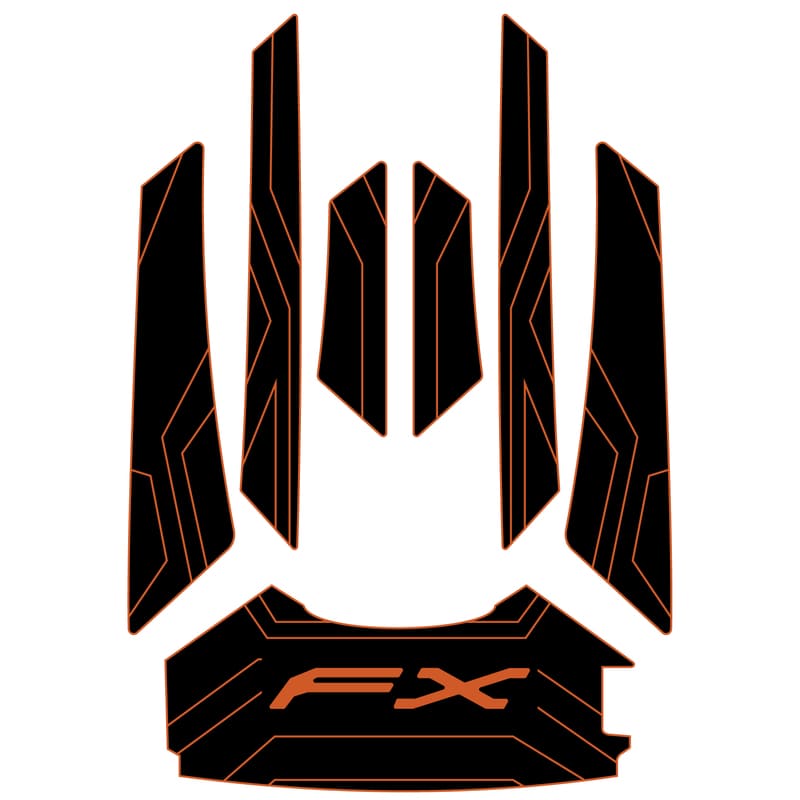 Yamaha FX, HO, SVHO, LTD 2019 - 2025 Customized Jet Ski Traction Mats - HJDECK