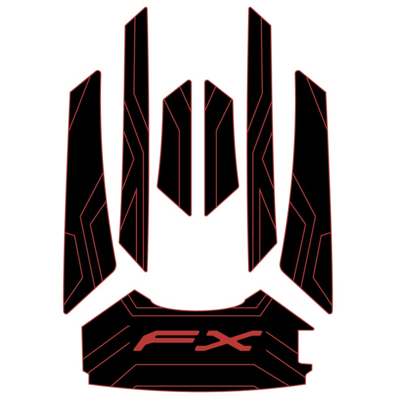 Yamaha FX, HO, SVHO, LTD 2019 - 2025 Customized Jet Ski Traction Mats - HJDECK