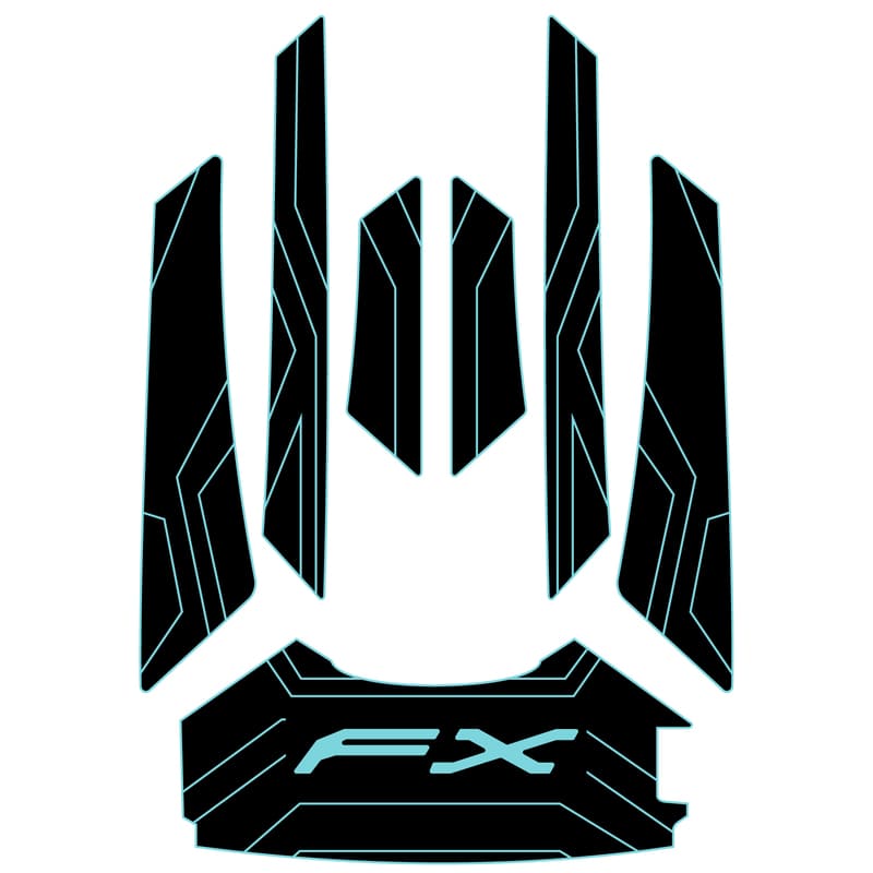 Yamaha FX, HO, SVHO, LTD 2019 - 2025 Customized Jet Ski Traction Mats - HJDECK