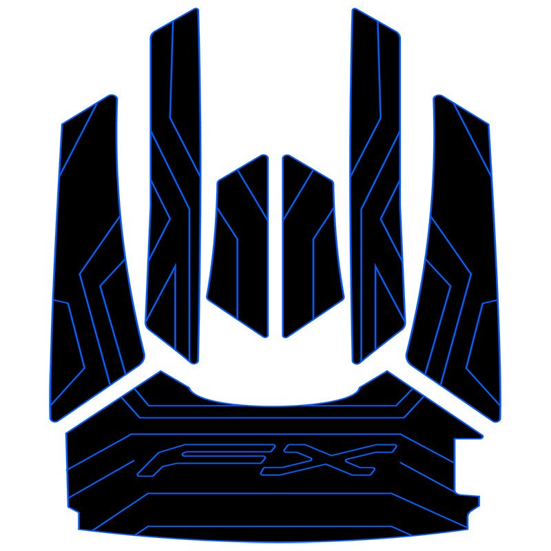 Yamaha FX, HO, SVHO, LTD 2019 - 2025 Customized Jet Ski Traction Mats - HJDECK