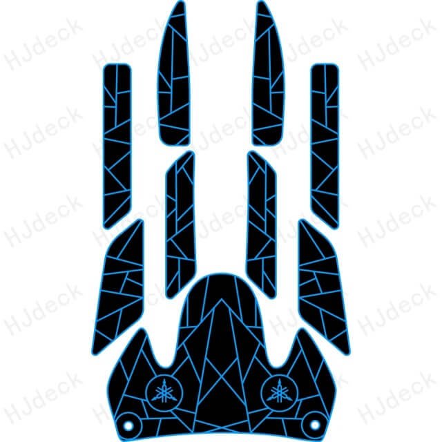 Yamaha GP1200R-Custom Designed Foam Jet Ski EVA Traction Mats - HJDECK