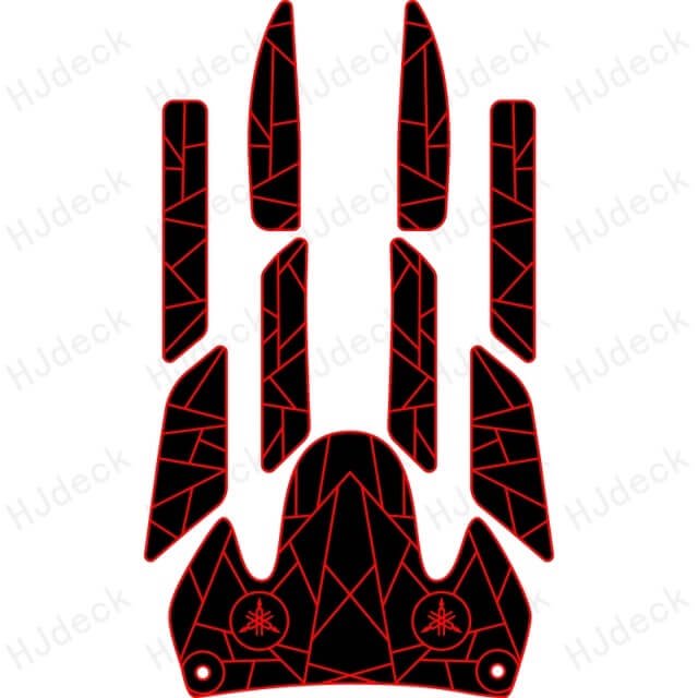 Yamaha GP1200R-Custom Designed Foam Jet Ski EVA Traction Mats - HJDECK