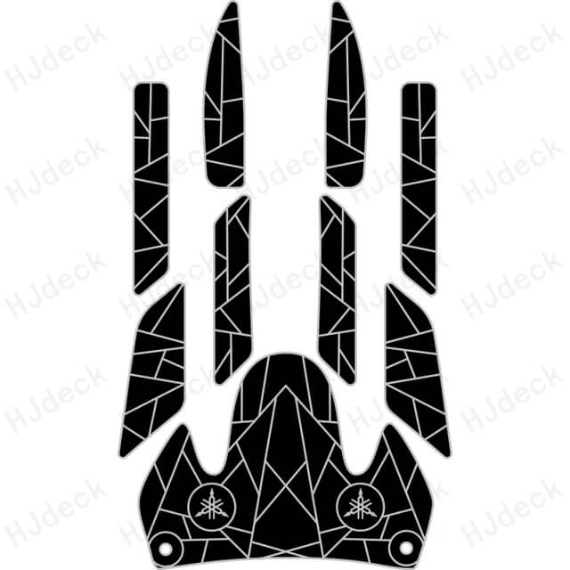 Yamaha GP1200R-Custom Designed Foam Jet Ski EVA Traction Mats - HJDECK