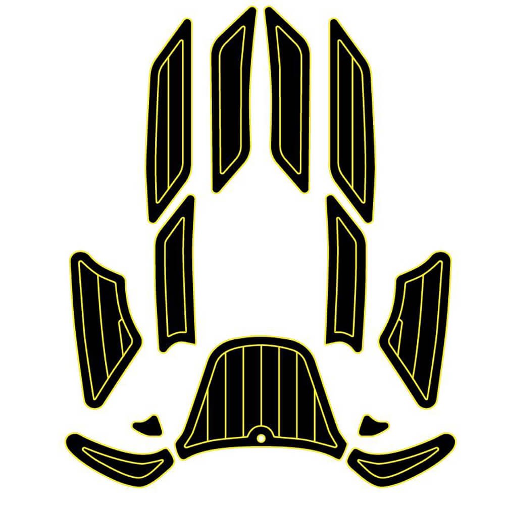 Yamaha SUV 1200 WaveRunner - Custom Designed Foam Jet Ski EVA Traction Mats - HJDECK