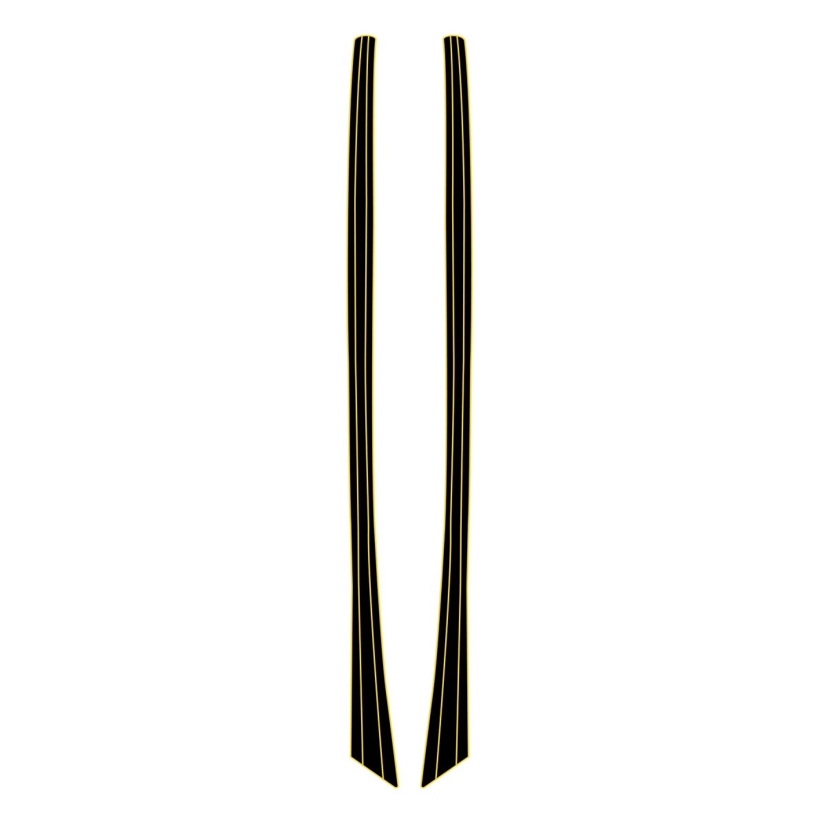 Yamaha VXR, VXS, GP1800, VX Cruiser, HO, Deluxe, LTD 2015 - 2017 Gunnel Traction Pads - HJDECK