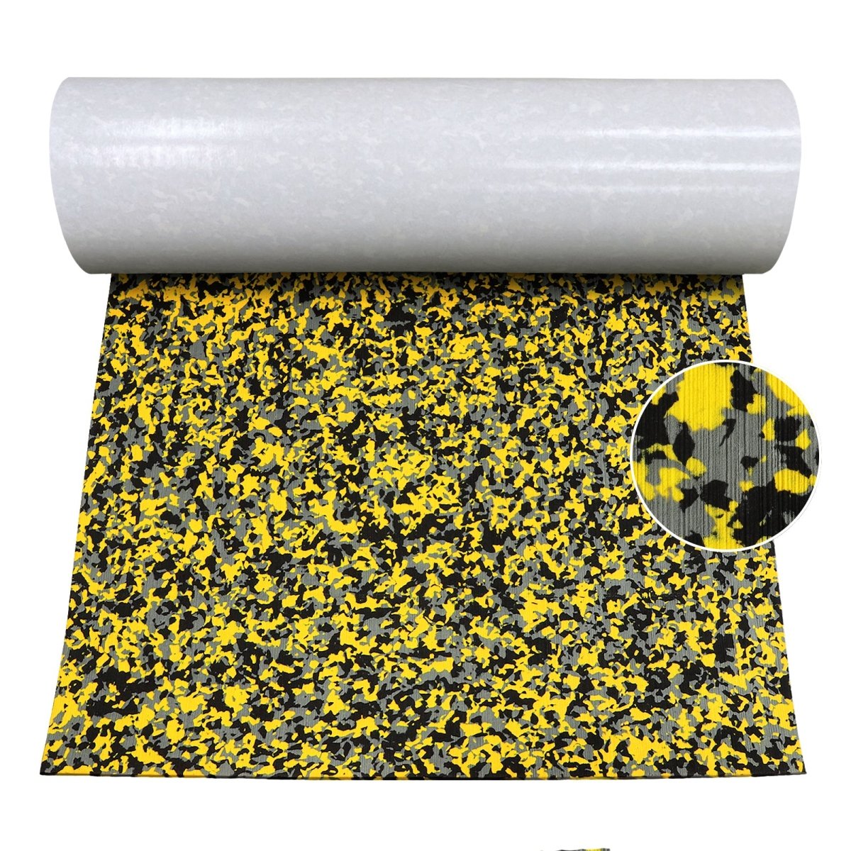 Yellow Camo Anti - Slip Deck Matting Boat Mat - HJDECK