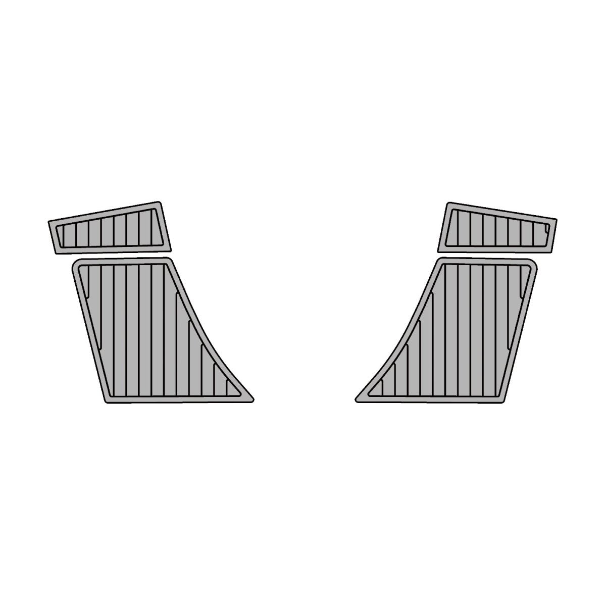 1977 Glastron Carlson EVA Foam Faux Teak Boat Deck MatteMarine Flooring Marine Boat Decking Carpet Leaf Yacht Vehicle Pad - HJDECK