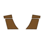 1977 Glastron Carlson EVA Foam Faux Teak Boat Deck MatteMarine Flooring Marine Boat Decking Carpet Leaf Yacht Vehicle Pad - HJDECK