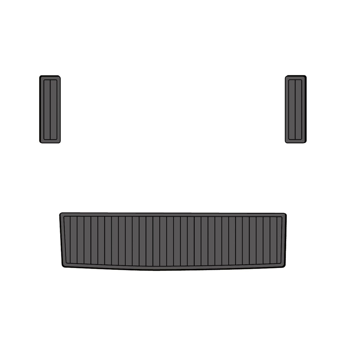 1989 Baja Sport 280 EVA Foam Faux Teak Boat Deck MatteMarine Flooring Marine Boat Decking Carpet Leaf Yacht Vehicle Pad - HJDECK