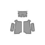 1991 Kawasaki SC EVA Foam Faux Teak Boat Deck MatteMarine Flooring Marine Boat Decking Carpet Leaf Yacht Vehicle Pad - HJDECK