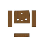 1996 WellCraft 22 EVA Foam Faux Teak Boat Deck MatteMarine Flooring Marine Boat Decking Carpet Leaf Yacht Vehicle Pad - HJDECK