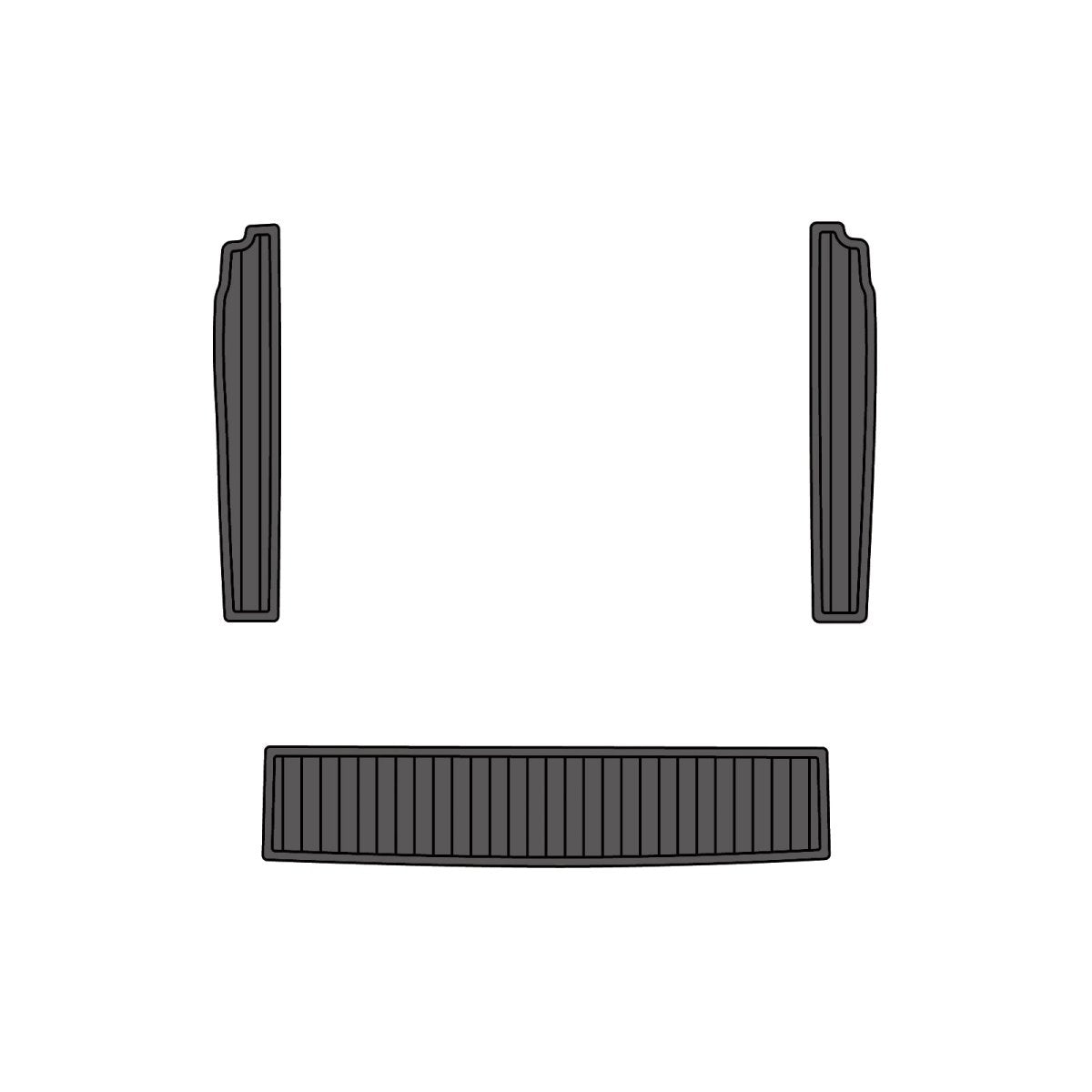 1997 Baja Outlaw 20 EVA Foam Faux Teak Boat Deck MatteMarine Flooring Marine Boat Decking Carpet Leaf Yacht Vehicle Pad - HJDECK