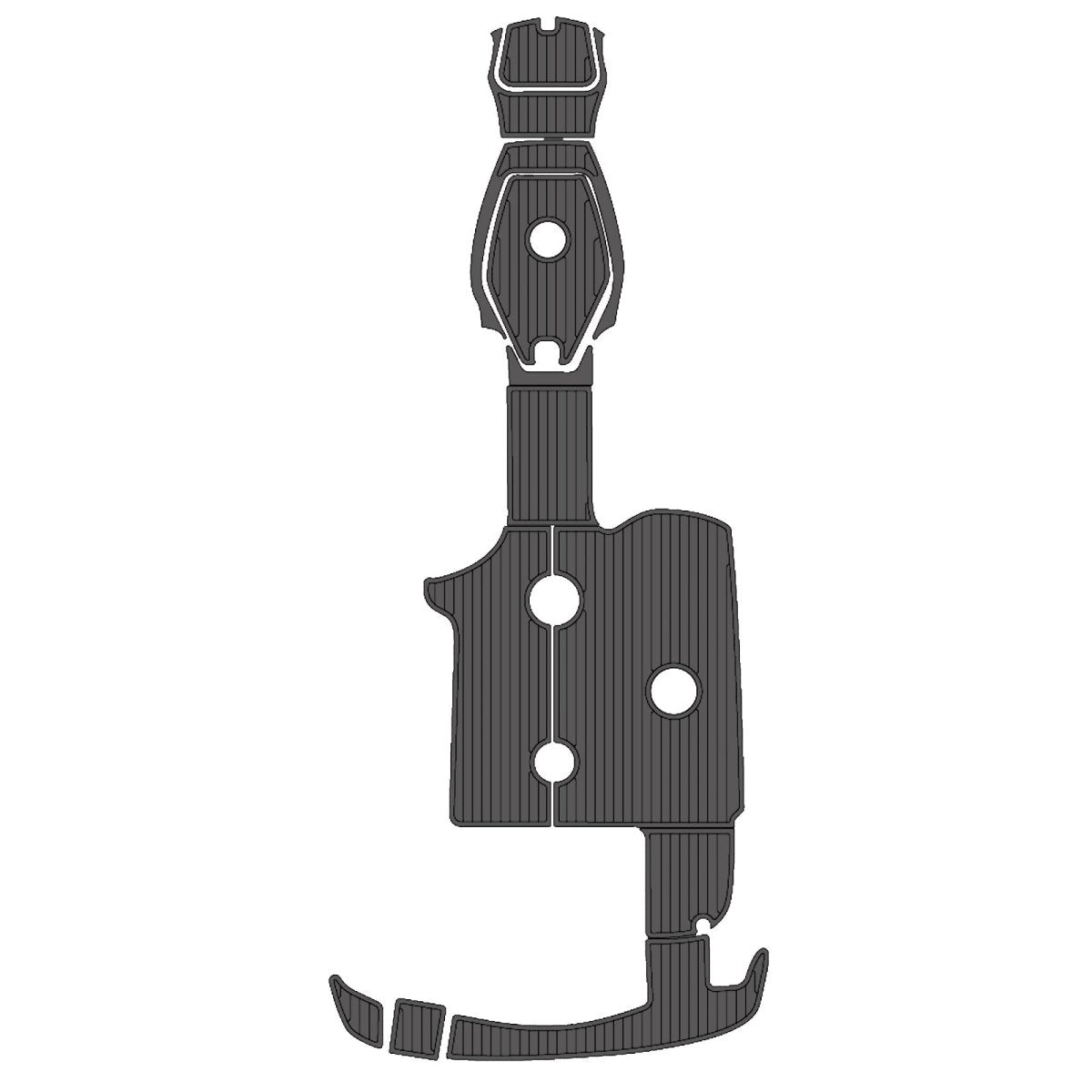 1999 SEA RAY SUNDECK EVA Foam Faux Teak Boat Deck MatteMarine Flooring Marine Boat Decking Carpet Leaf Yacht Vehicle Pad - HJDECK