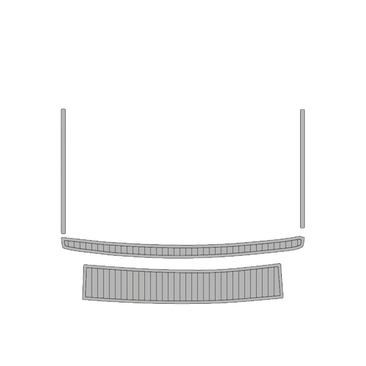 2000 MARADA SPORT EVA Foam Faux Teak Boat Deck MatteMarine Flooring Marine Boat Decking Carpet Leaf Yacht Vehicle Pad - HJDECK