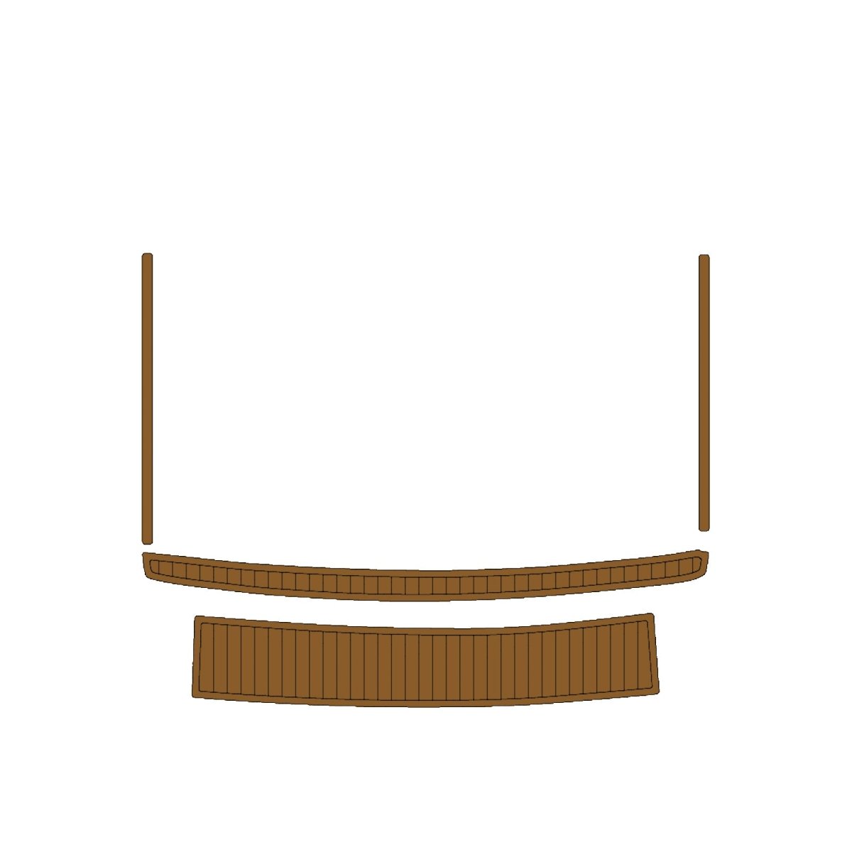 2000 MARADA SPORT EVA Foam Faux Teak Boat Deck MatteMarine Flooring Marine Boat Decking Carpet Leaf Yacht Vehicle Pad - HJDECK