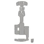 2001 CARAVELLE DECK 21 EVA Foam Faux Teak Boat Deck MatteMarine Flooring Marine Boat Decking Carpet Leaf Yacht Vehicle Pad - HJDECK