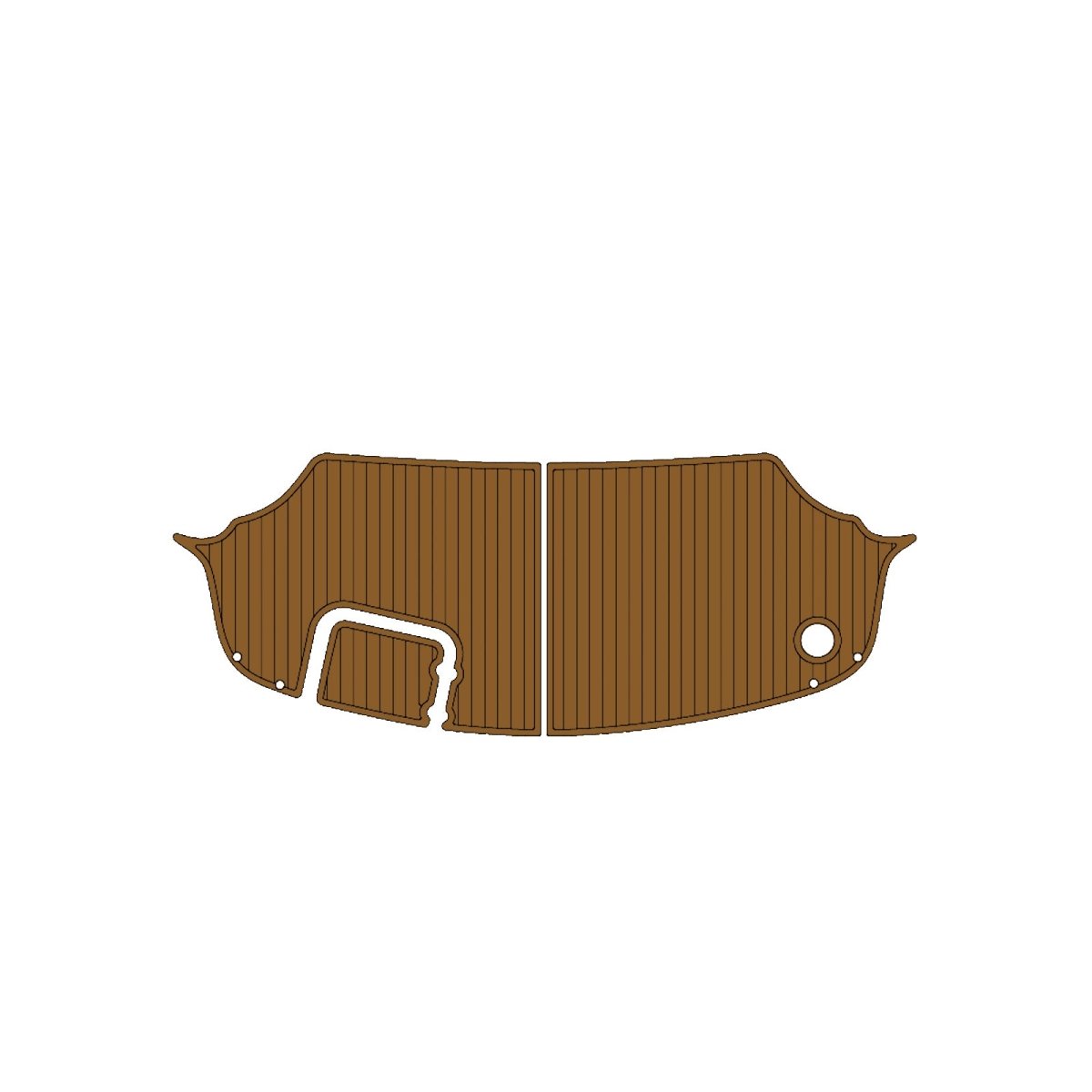 2001 CHRIS CRAFT EXPRESS CRUISER EVA Foam Faux Teak Boat Deck MatteMarine Flooring Marine Boat Decking Carpet Leaf Yacht Vehicle Pad - HJDECK