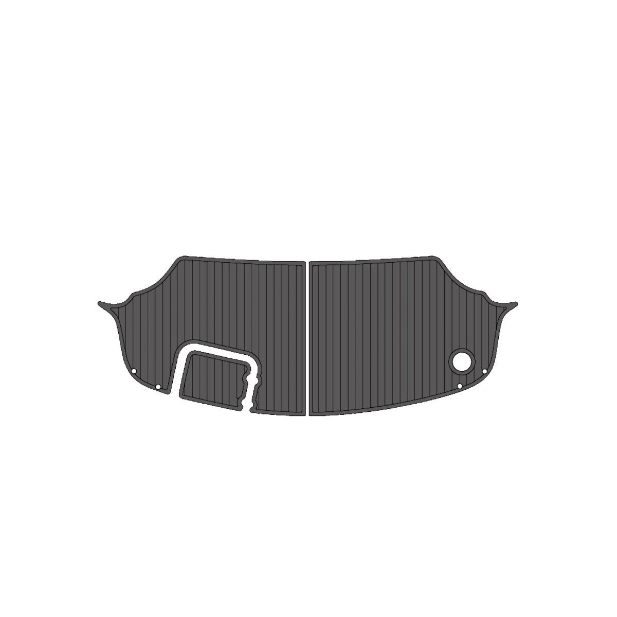 2001 Chris Craft Express Cruiser EVA Foam Faux Teak Boat Deck Mat