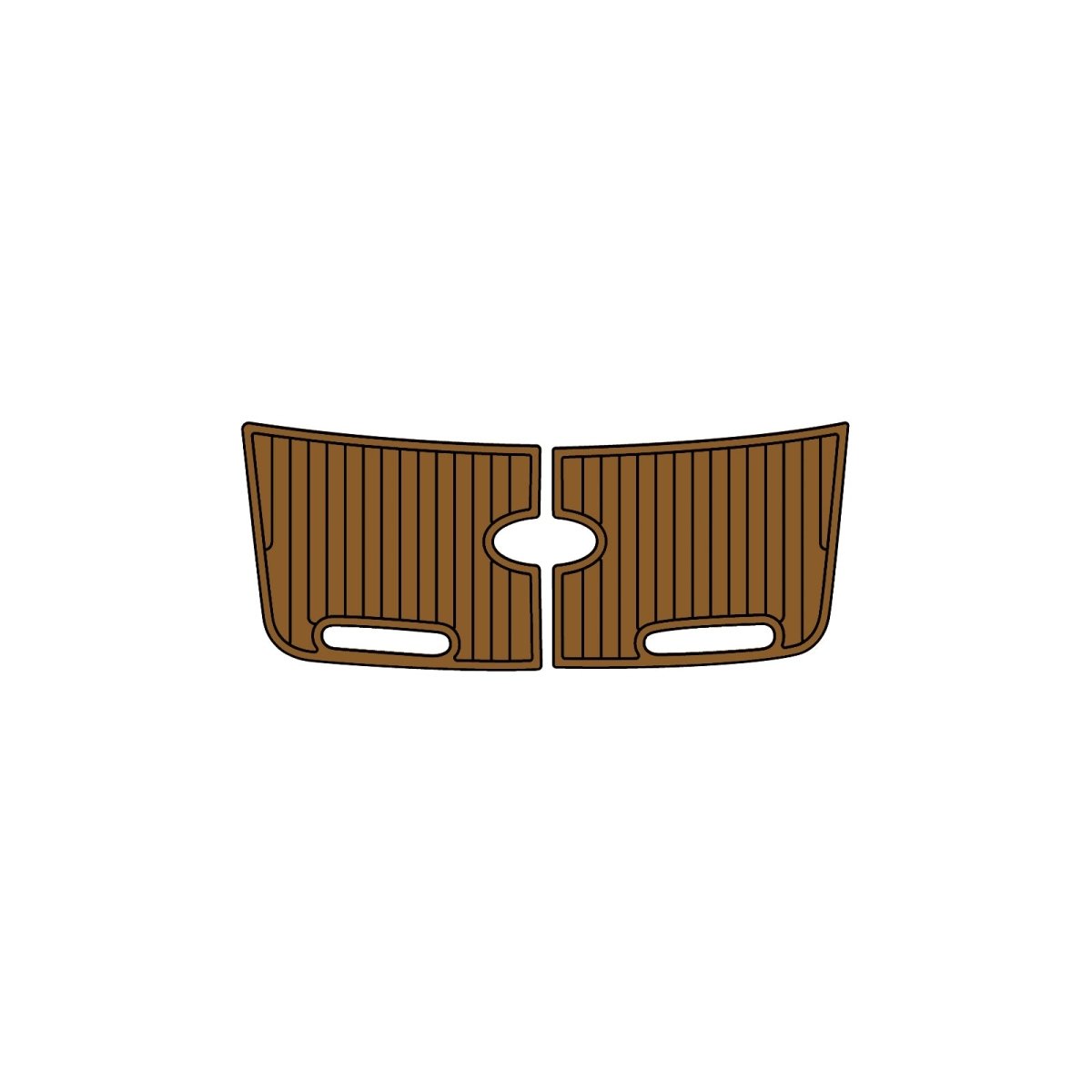 2001 MASTERCRAFT PROSTAR EVA Foam Faux Teak Boat Deck MatteMarine Flooring Marine Boat Decking Carpet Leaf Yacht Vehicle Pad - HJDECK