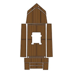 2003 Alumacraft 20CC EVA Foam Faux Teak Boat Deck MatteMarine Flooring Marine Boat Decking Carpet Leaf Yacht Vehicle Pad - HJDECK