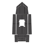 2003 Alumacraft 20CC EVA Foam Faux Teak Boat Deck MatteMarine Flooring Marine Boat Decking Carpet Leaf Yacht Vehicle Pad - HJDECK