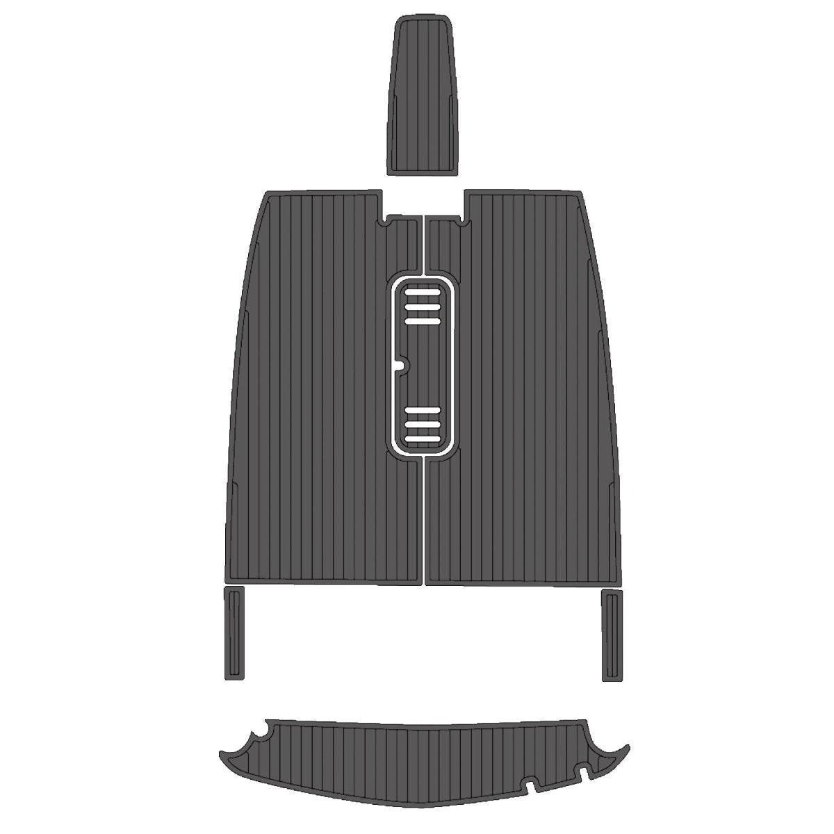 ２００３　ＭＯＮＴＥＲＥＹ　１８０　ＥＤＧＥ EVA Foam Faux Teak Boat Deck MatteMarine Flooring Marine Boat Decking Carpet Leaf Yacht Vehicle Pad - HJDECK