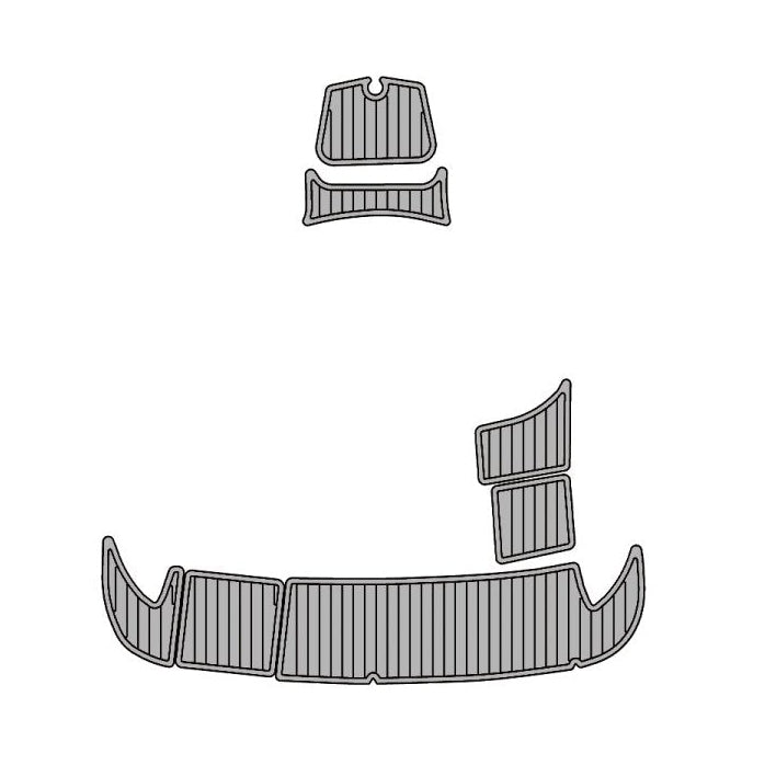 2003 Sea Ray 270 Sundeck EVA Foam Faux Teak Boat Deck MatteMarine Flooring Marine Boat Decking Carpet Leaf Yacht Vehicle Pad - HJDECK