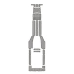 2004 Advantage Party Cat 28 EVA Foam Faux Teak Boat Deck MatteMarine Flooring Marine Boat Decking Carpet Leaf Yacht Vehicle Pad - HJDECK