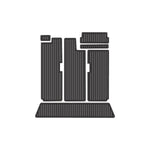 2005 Fountain Executioner 35 EVA Foam Faux Teak Boat Deck MatteMarine Flooring Marine Boat Decking Carpet Leaf Yacht Vehicle Pad - HJDECK