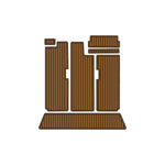 2005 Fountain Executioner 35 EVA Foam Faux Teak Boat Deck MatteMarine Flooring Marine Boat Decking Carpet Leaf Yacht Vehicle Pad - HJDECK