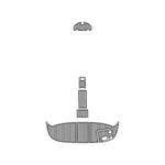 2005 Four Winns Horizon 250 EVA Foam Faux Teak Boat Deck MatteMarine Flooring Marine Boat Decking Carpet Leaf Yacht Vehicle Pad - HJDECK