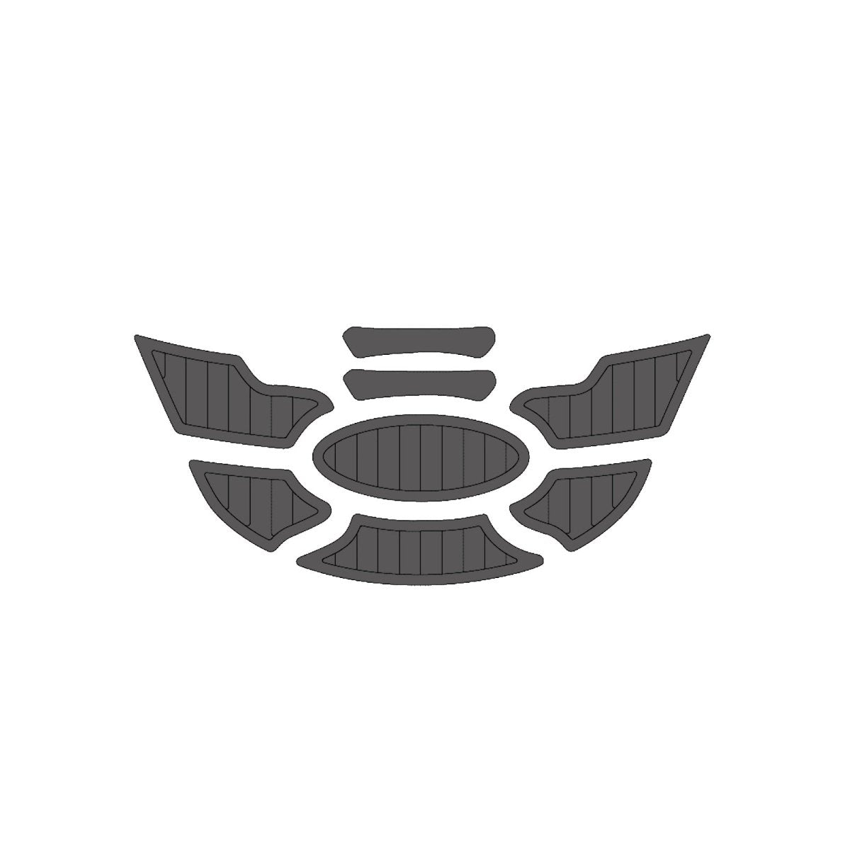 2005 NAUTIQUE SUPER AIR EVA Foam Faux Teak Boat Deck MatteMarine Flooring Marine Boat Decking Carpet Leaf Yacht Vehicle Pad - HJDECK