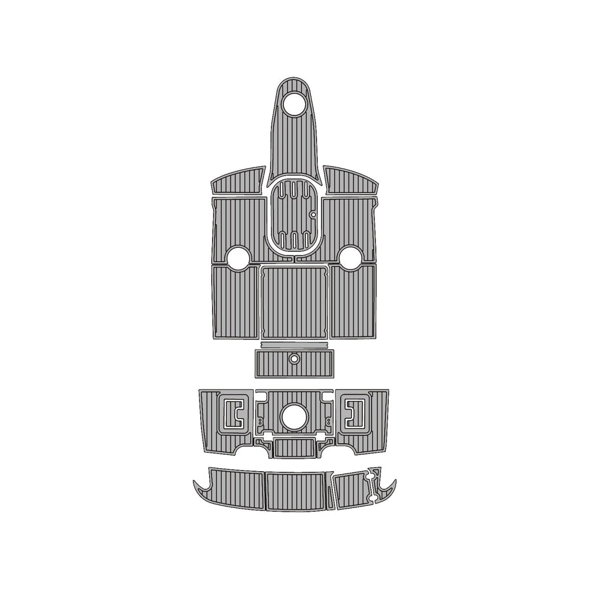 2006 Four Winns 203 Horizon EVA Foam Faux Teak Boat Deck MatteMarine Flooring Marine Boat Decking Carpet Leaf Yacht Vehicle Pad - HJDECK